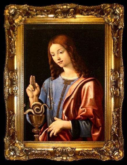 framed  Piero di Cosimo Evangelist, ta009-2